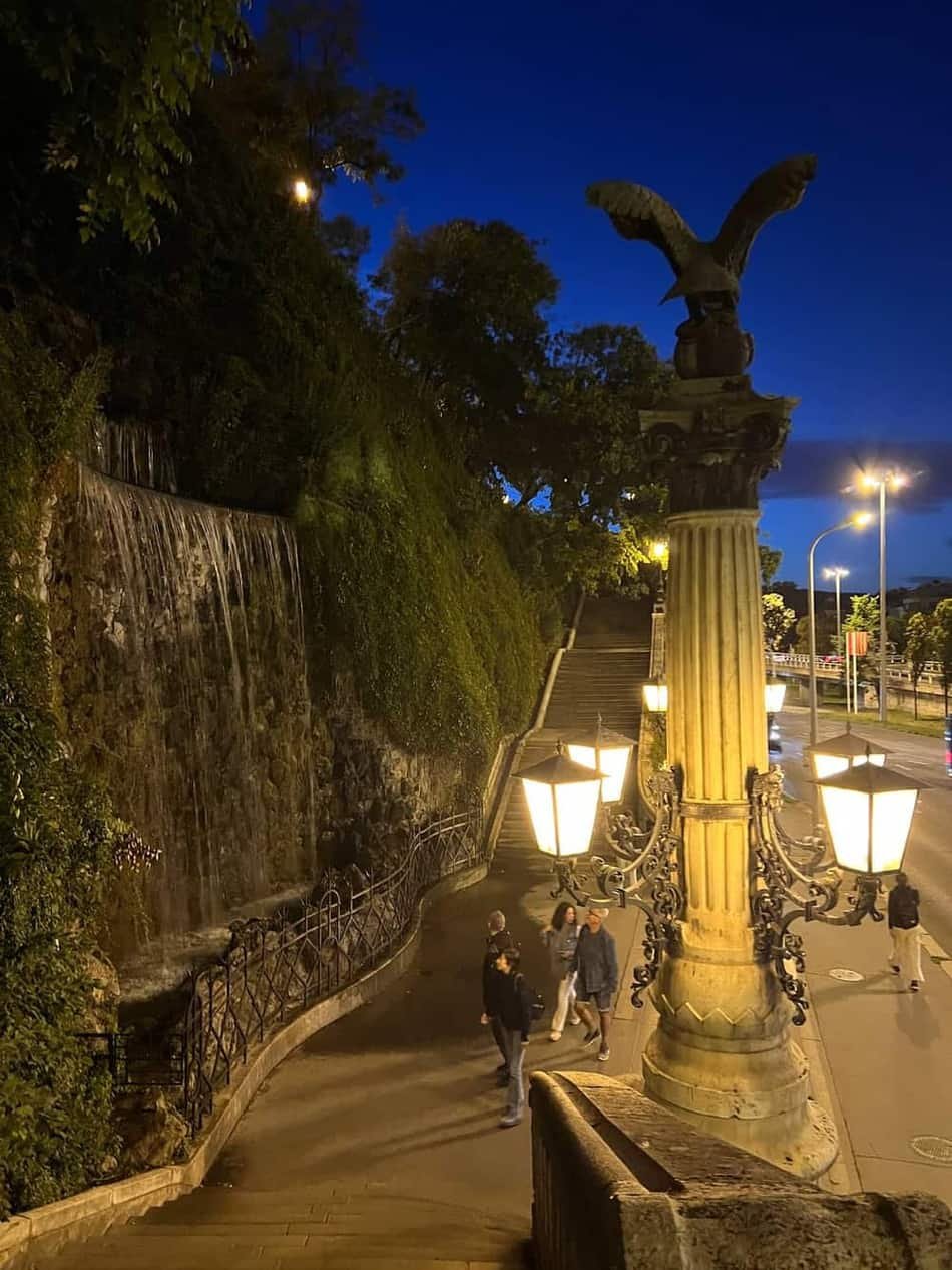 Staircase to the monument of St. Gellert