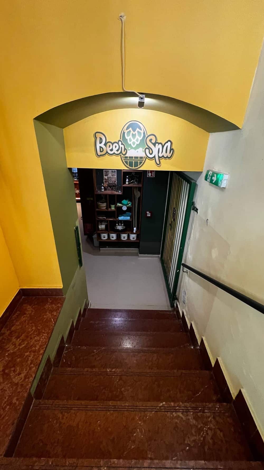 Thermal Beer Spa Budapest inside Lukács Bath — 2