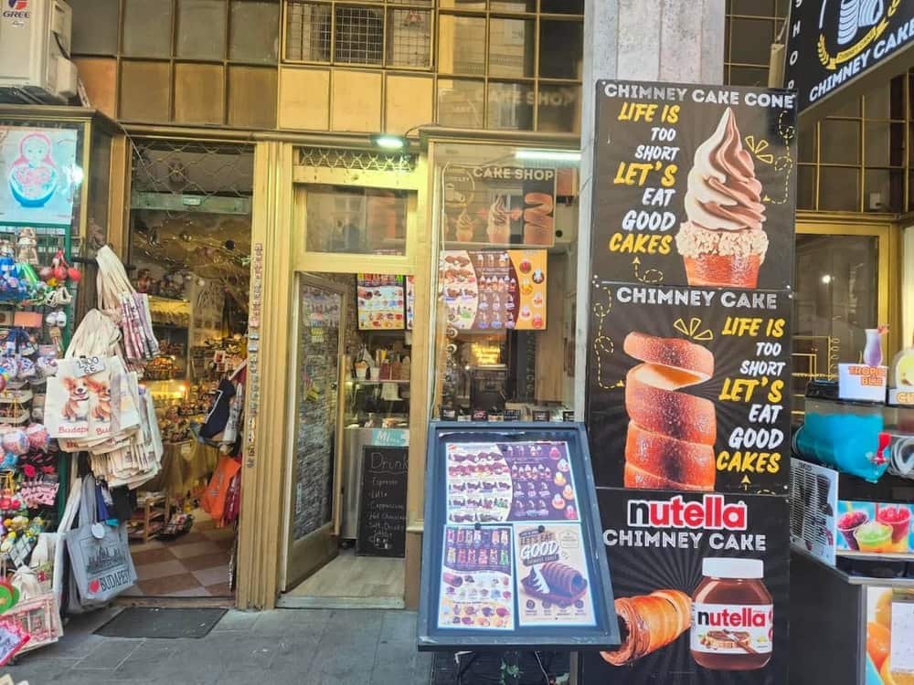 Sweet Hungary Chimney Cake Shop Budapest